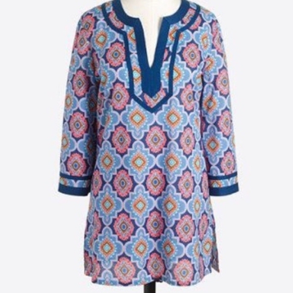 J Crew Factory Poplin Tinic Cover Up XXS - Picture 1 of 9